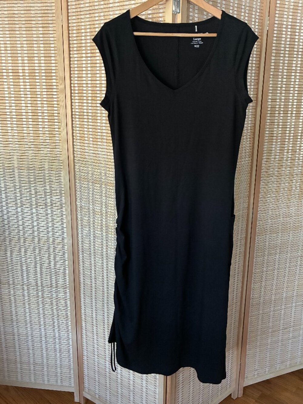 Toad&Co Black Midi Dress